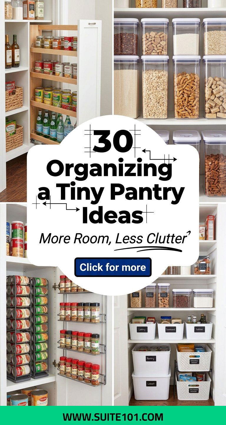 30 Organizing a Tiny Pantry Ideas for More Space and Less Clutter - 30 Organizing a Tiny Pantry Ideas for More Space and Less Clutter