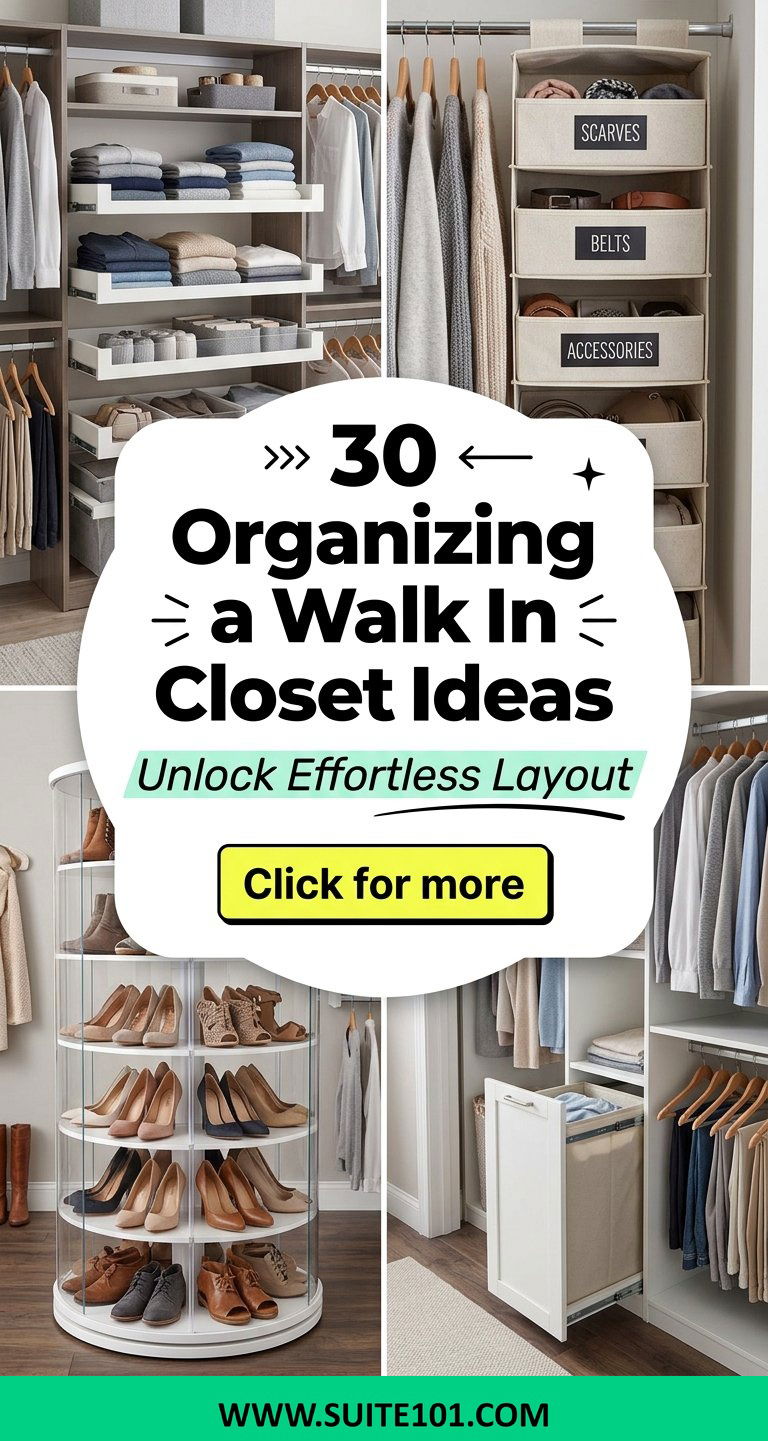30 Organizing a Walk In Closet Ideas for Better Layout and Ease - 30 Organizing a Walk In Closet Ideas for Better Layout and Ease