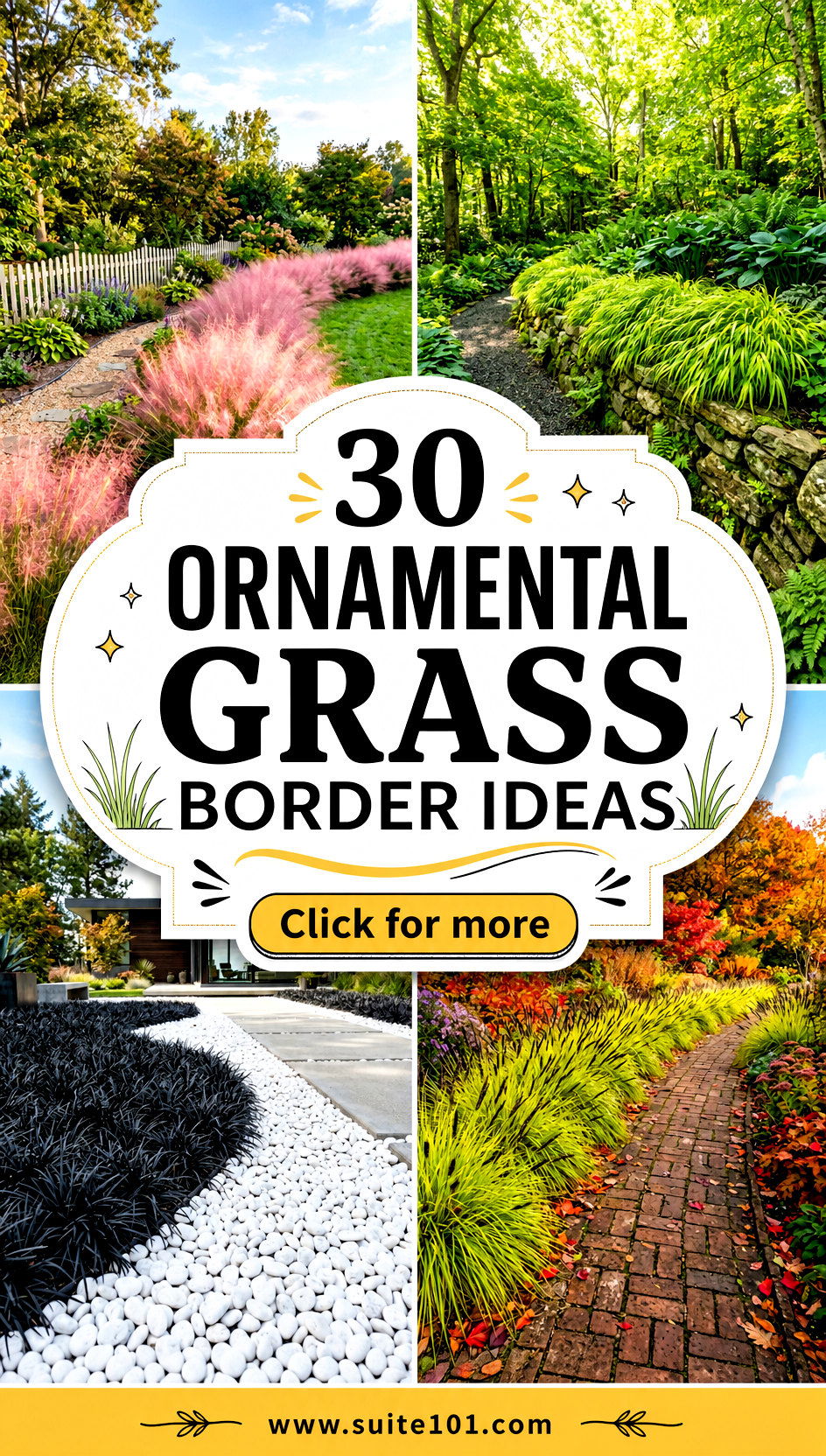 30 Ornamental Grass Border Ideas for Year-Round Texture - 30 Ornamental Grass Border Ideas for Year-Round Texture
