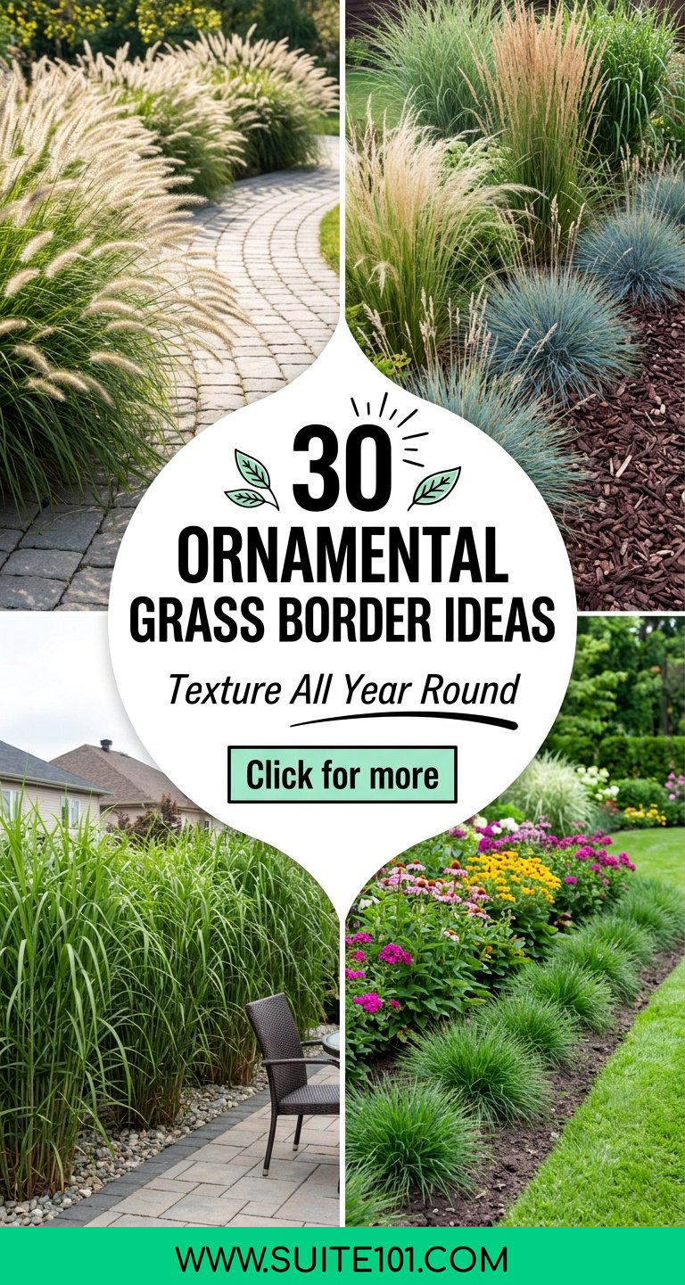 30 Ornamental Grass Border Ideas for Year-Round Texture - 30 Ornamental Grass Border Ideas for Year-Round Texture