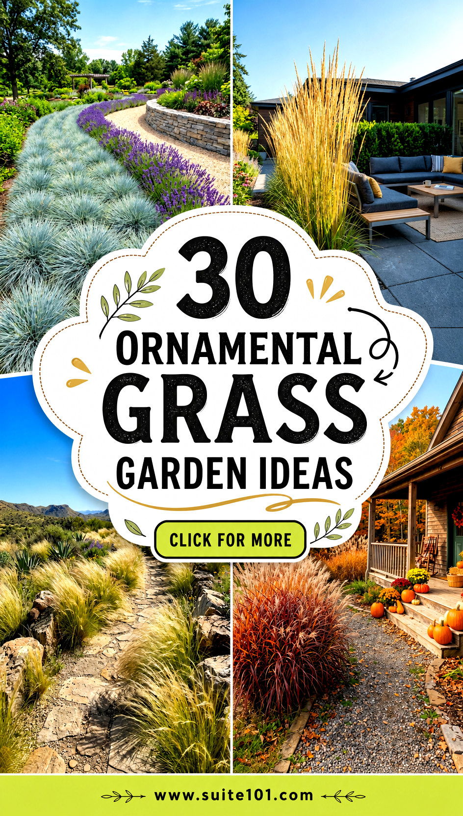 30 Ornamental Grass Garden Ideas for Texture and Color Year-Round - 30 Ornamental Grass Garden Ideas for Texture and Color Year-Round