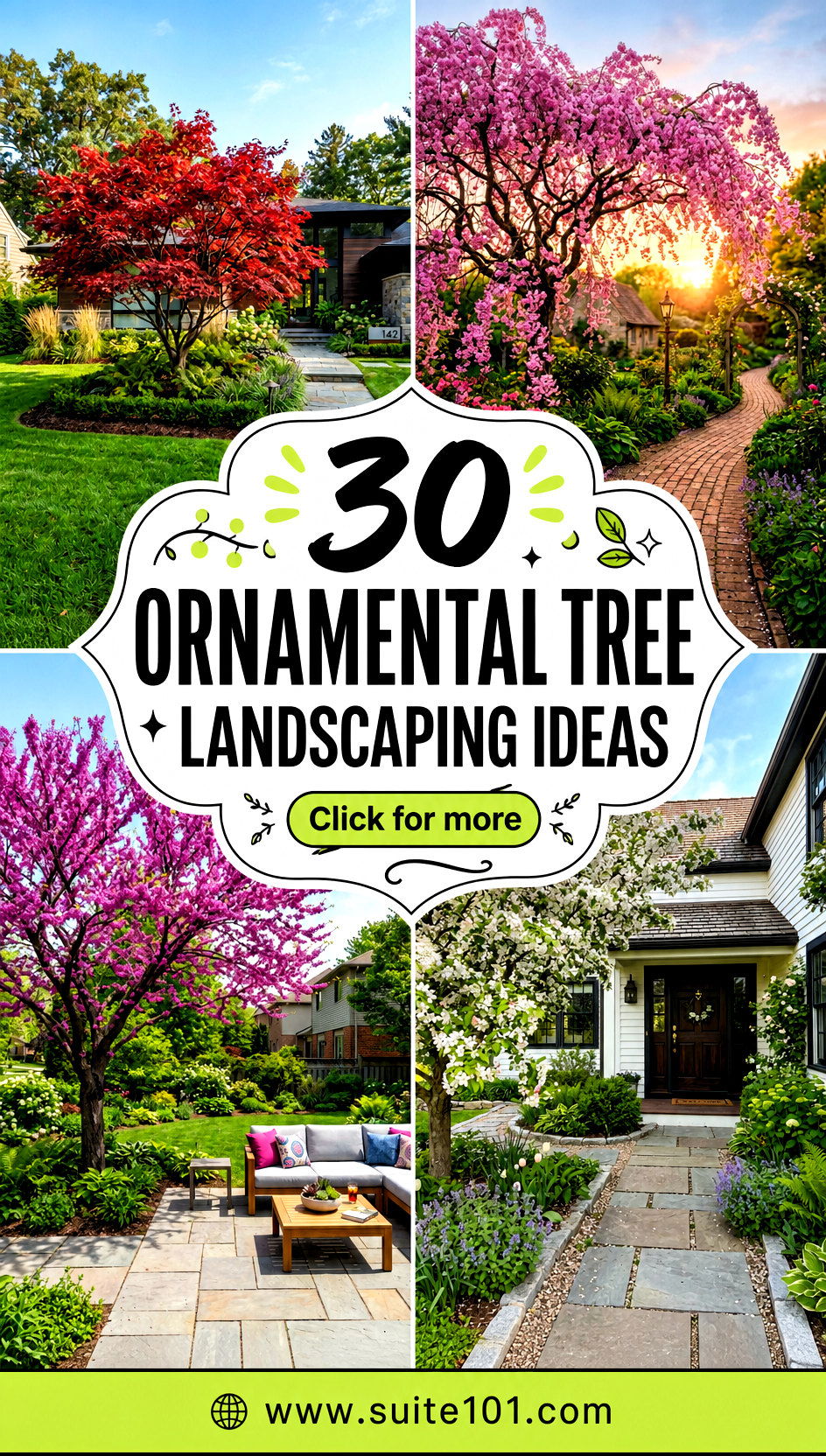 30 Ornamental Tree Landscaping Ideas to Boost Curb Appeal Fast - 30 Ornamental Tree Landscaping Ideas to Boost Curb Appeal Fast