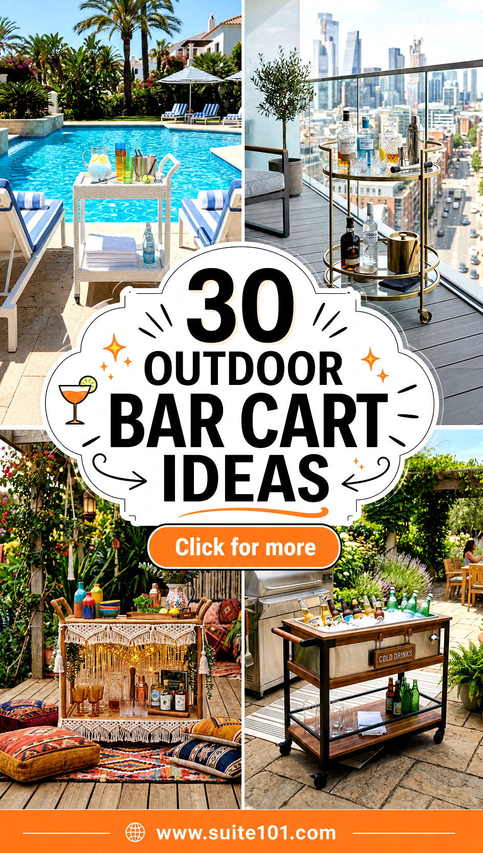 30 Outdoor Bar Cart Ideas for Easy Entertaining in Style - 30 Outdoor Bar Cart Ideas for Easy Entertaining in Style