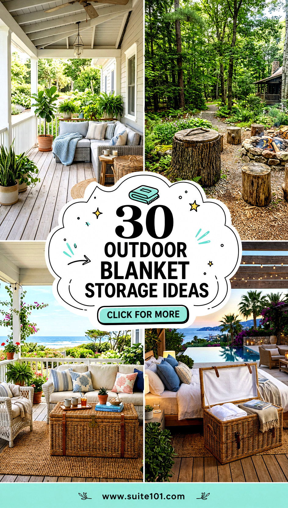 30 Outdoor Blanket Storage Ideas to Keep Coziness Organized - 30 Outdoor Blanket Storage Ideas to Keep Coziness Organized