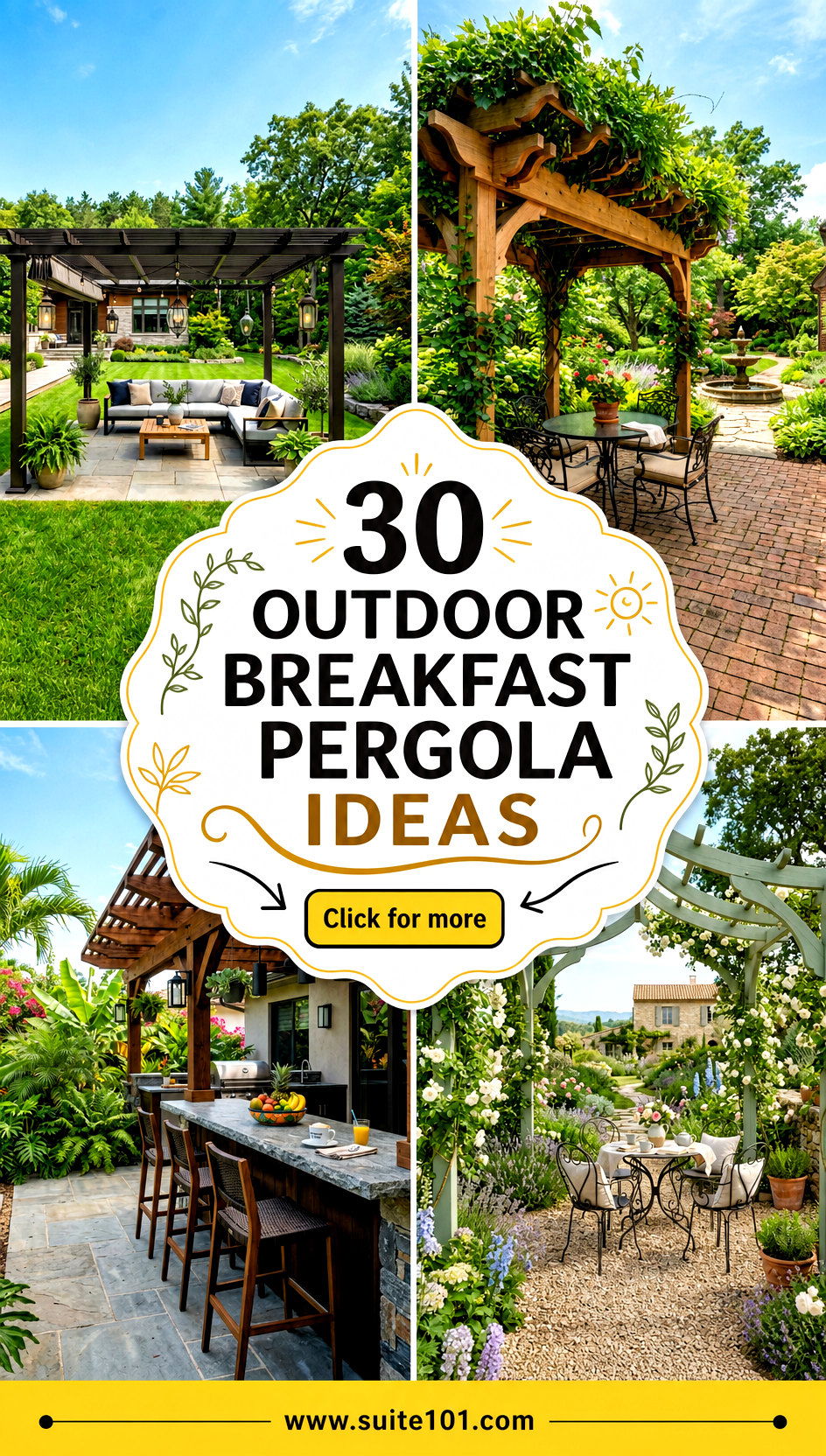 30 Outdoor Breakfast Pergola Ideas for Breezy Morning Gatherings - 30 Outdoor Breakfast Pergola Ideas for Breezy Morning Gatherings