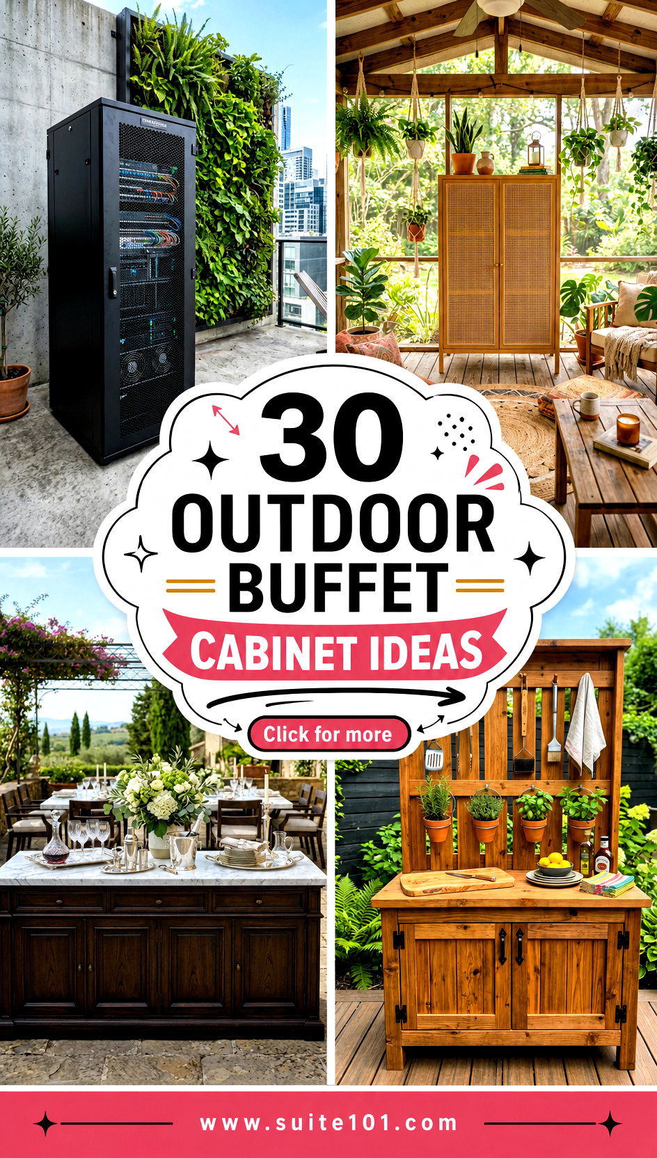 30 Outdoor Buffet Cabinet Ideas for Smarter Entertaining Setups - 30 Outdoor Buffet Cabinet Ideas for Smarter Entertaining Setups