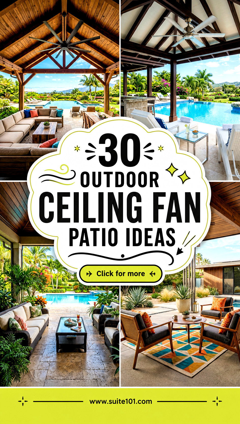 30 Outdoor Ceiling Fan Patio Ideas for Cool Comfortable Evenings - 30 Outdoor Ceiling Fan Patio Ideas for Cool, Comfortable Evenings