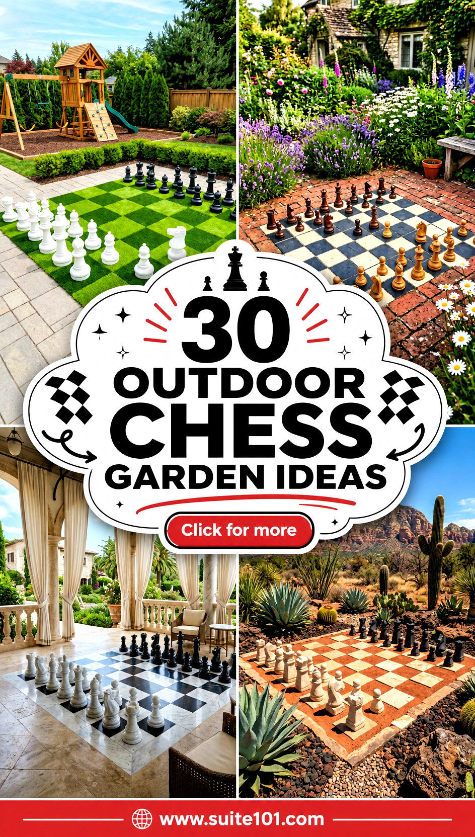 30 Outdoor Chess Garden Ideas for Playful Stylish Landscaping - 30 Outdoor Chess Garden Ideas for Playful, Stylish Landscaping