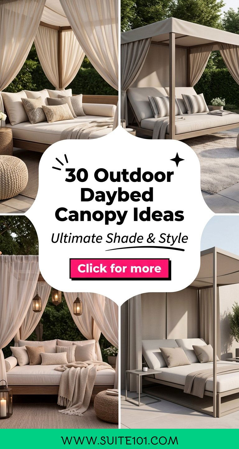 30 Outdoor Daybed Canopy Ideas for Ultimate Shade and Style - 30 Outdoor Daybed Canopy Ideas for Ultimate Shade and Style