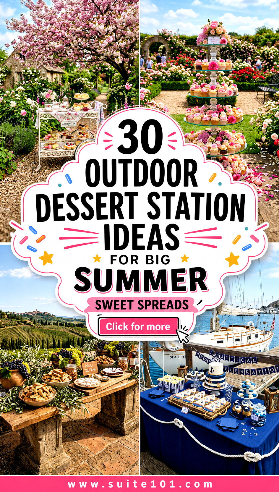 30 Outdoor Dessert Station Ideas for Big Summer Sweet Spreads - 30 Outdoor Dessert Station Ideas for Big Summer Sweet Spreads