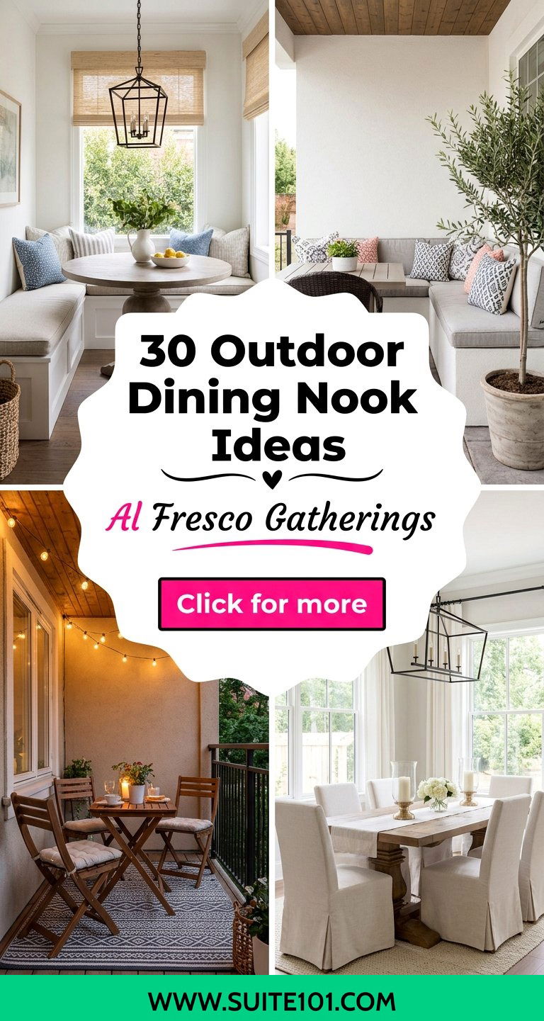 30 Outdoor Dining Nook Ideas for Al Fresco Gatherings - 30 Outdoor Dining Nook Ideas for Al Fresco Gatherings