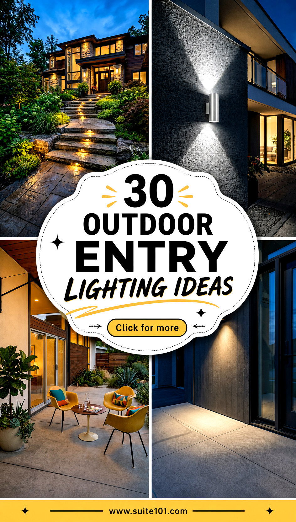 30 Outdoor Entry Lighting Ideas for Stunning Nighttime Views - 30 Outdoor Entry Lighting Ideas for Stunning Nighttime Views