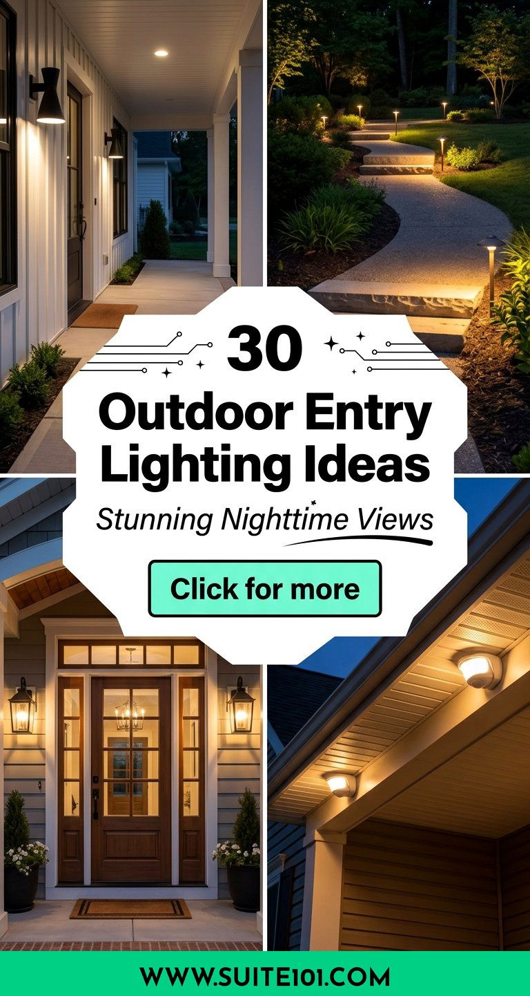 30 Outdoor Entry Lighting Ideas for Stunning Nighttime Views - 30 Outdoor Entry Lighting Ideas for Stunning Nighttime Views