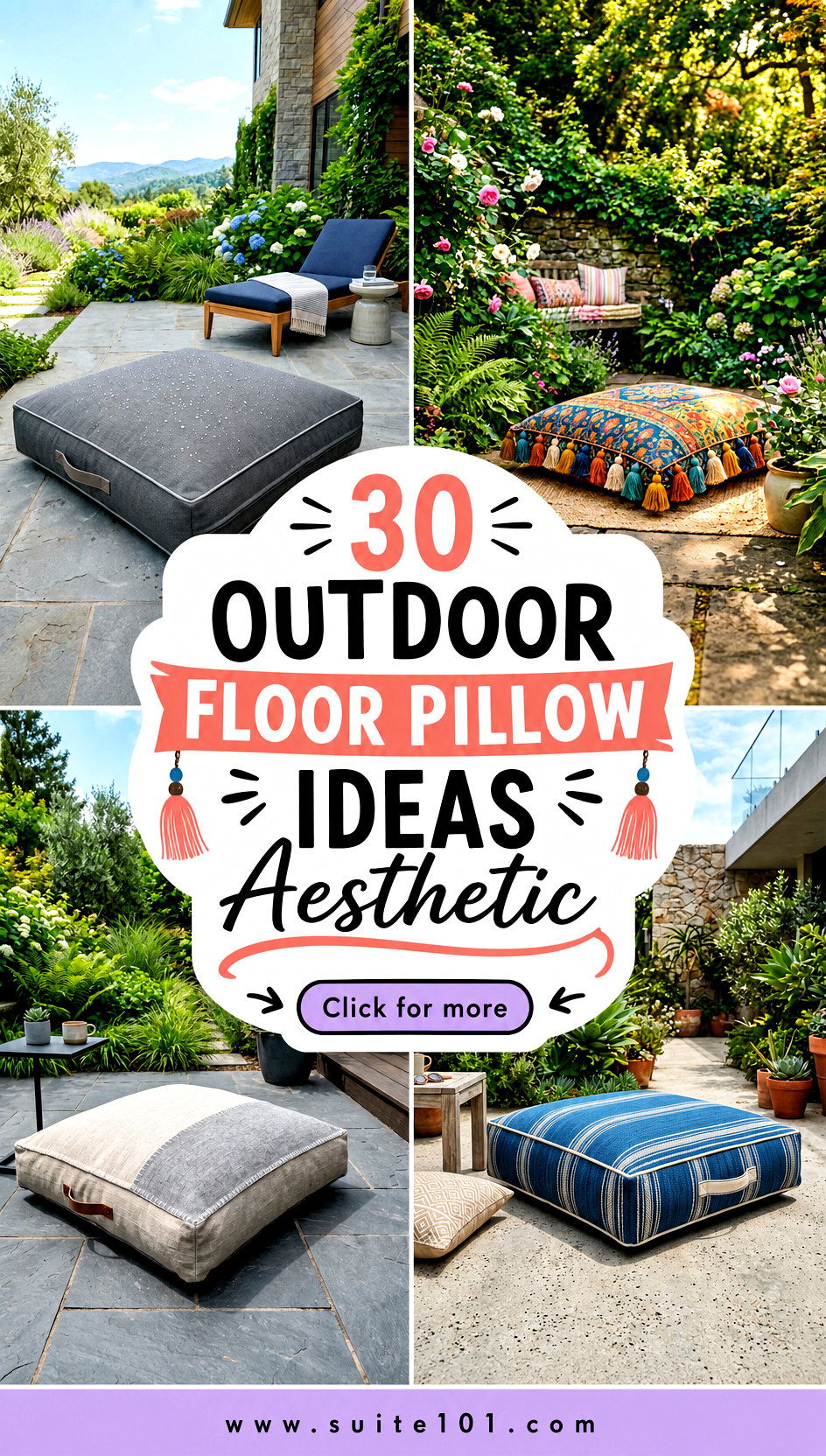 30 Outdoor Floor Pillow Ideas Aesthetic for Instant Patio Upgrade - 30 Outdoor Floor Pillow Ideas Aesthetic for Instant Patio Upgrade