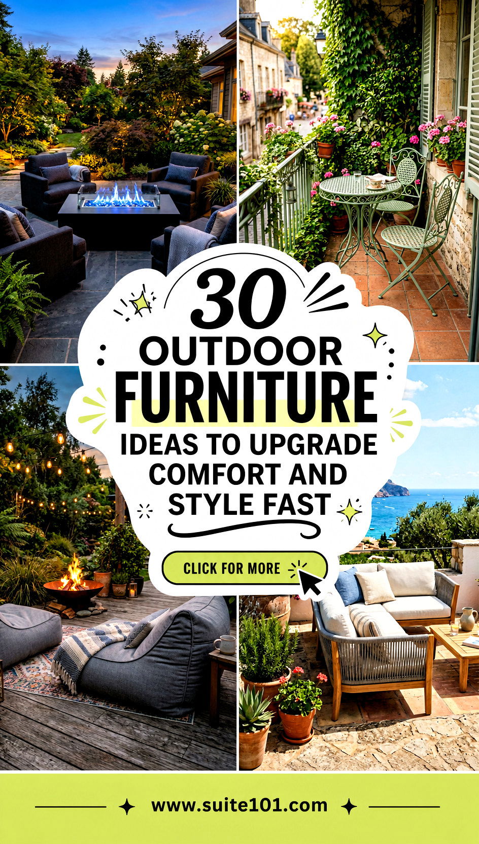 30 Outdoor Furniture Ideas to Upgrade Comfort and Style Fast - 30 Outdoor Furniture Ideas to Upgrade Comfort and Style Fast