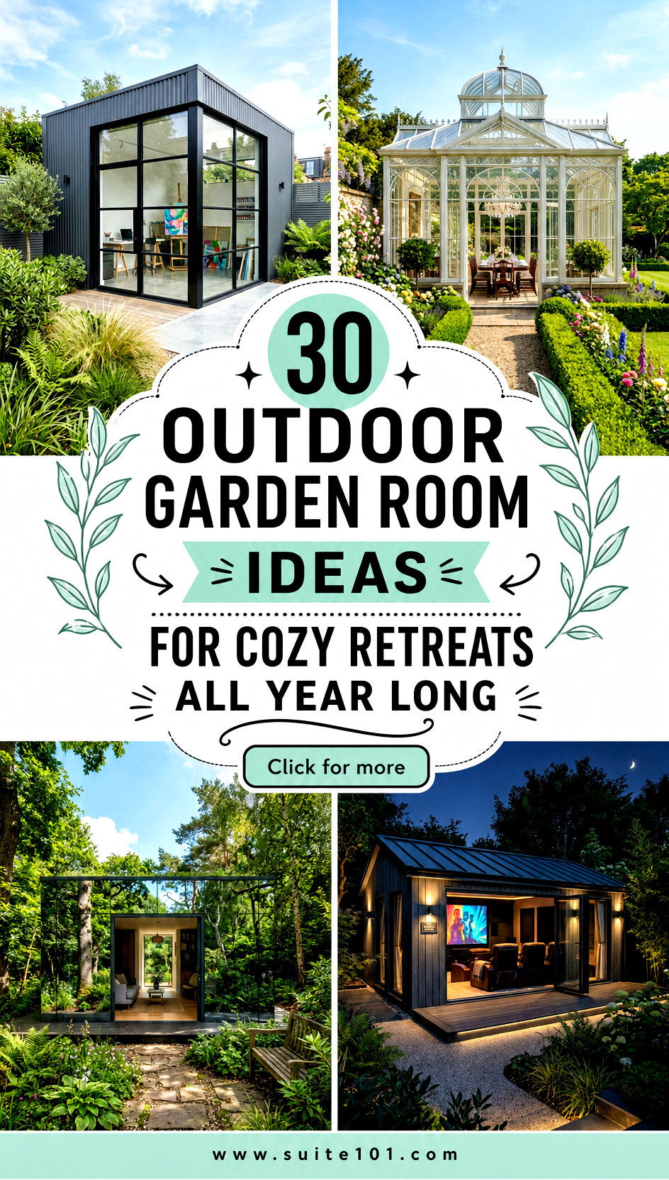 30 Outdoor Garden Room Ideas for Cozy Retreats All Year Long - 30 Outdoor Garden Room Ideas for Cozy Retreats All Year Long