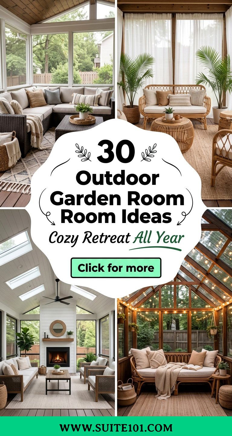 30 Outdoor Garden Room Ideas for Cozy Retreats All Year Long - 30 Outdoor Garden Room Ideas for Cozy Retreats All Year Long