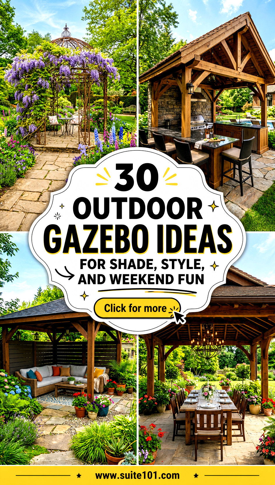 30 Outdoor Gazebo Ideas for Shade Style and Weekend Fun - 30 Outdoor Gazebo Ideas for Shade, Style, and Weekend Fun