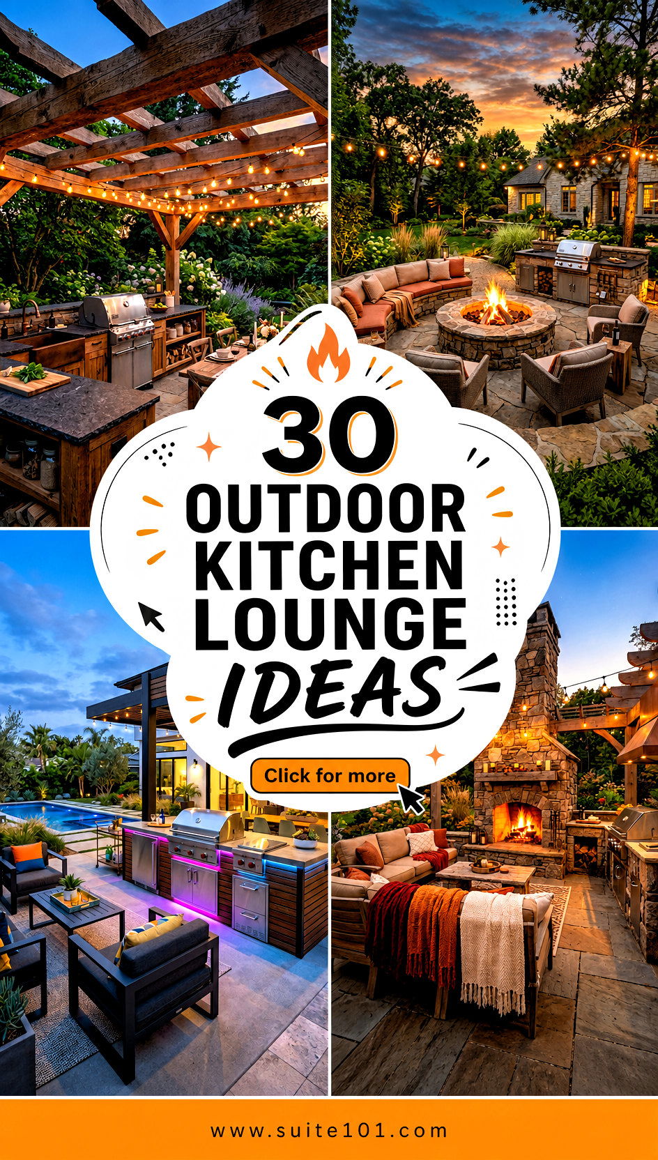 30 Outdoor Kitchen Lounge Ideas for Dream Backyard Nights - 30 Outdoor Kitchen Lounge Ideas for Dream Backyard Nights