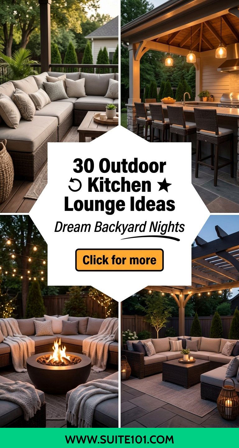 30 Outdoor Kitchen Lounge Ideas for Dream Backyard Nights - 30 Outdoor Kitchen Lounge Ideas for Dream Backyard Nights