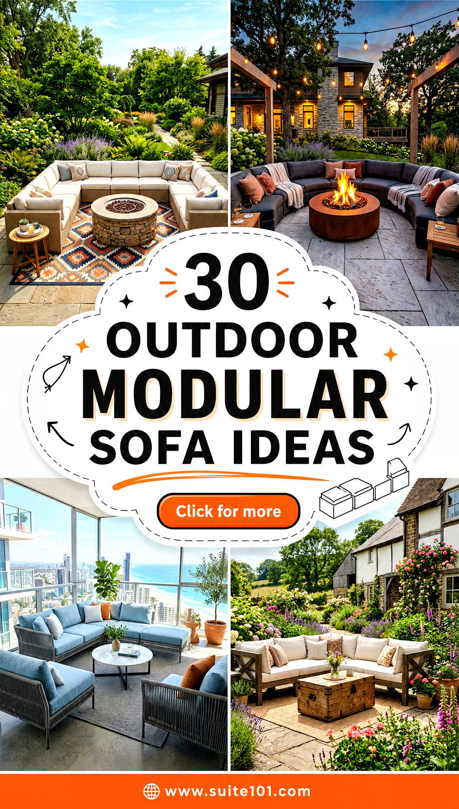 30 Outdoor Modular Sofa Ideas for Flexible Patio Setups - 30 Outdoor Modular Sofa Ideas for Flexible Patio Setups