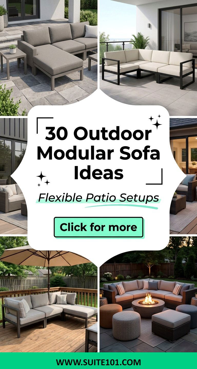 30 Outdoor Modular Sofa Ideas for Flexible Patio Setups - 30 Outdoor Modular Sofa Ideas for Flexible Patio Setups