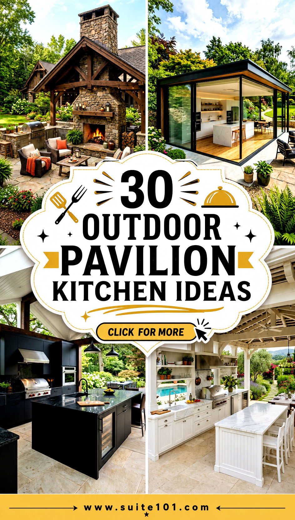 30 Outdoor Pavilion Kitchen Ideas for Easy Backyard Hosting - 30 Outdoor Pavilion Kitchen Ideas for Easy Backyard Hosting