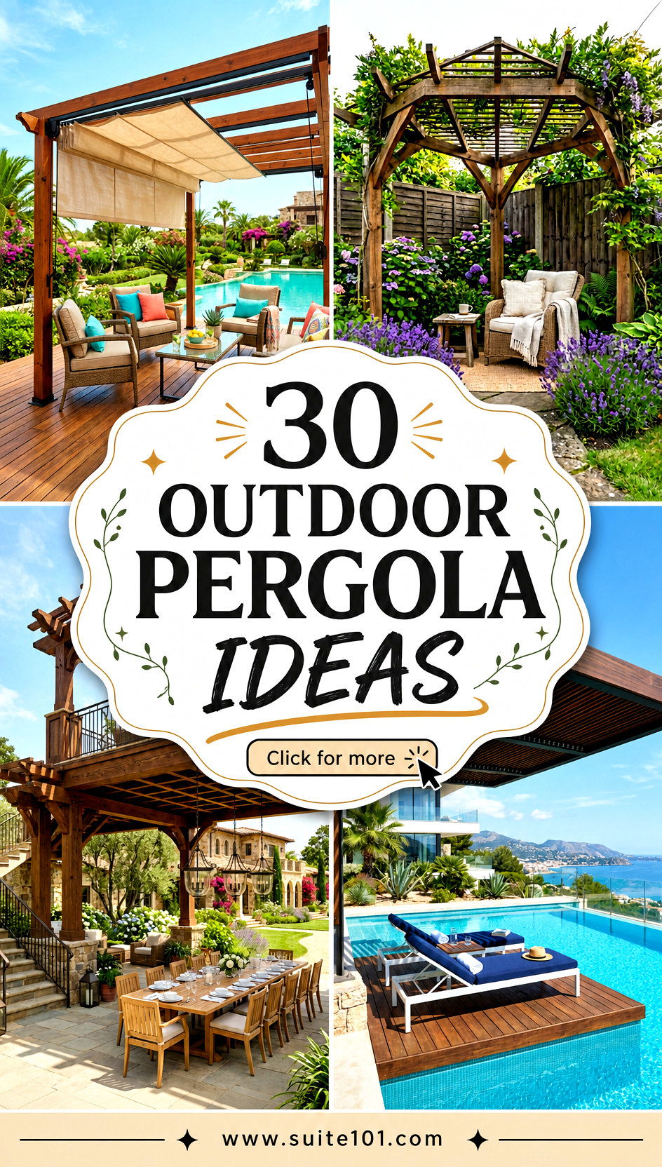 30 Outdoor Pergola Ideas to Upgrade Shade Style and Space - 30 Outdoor Pergola Ideas to Upgrade Shade, Style, and Space