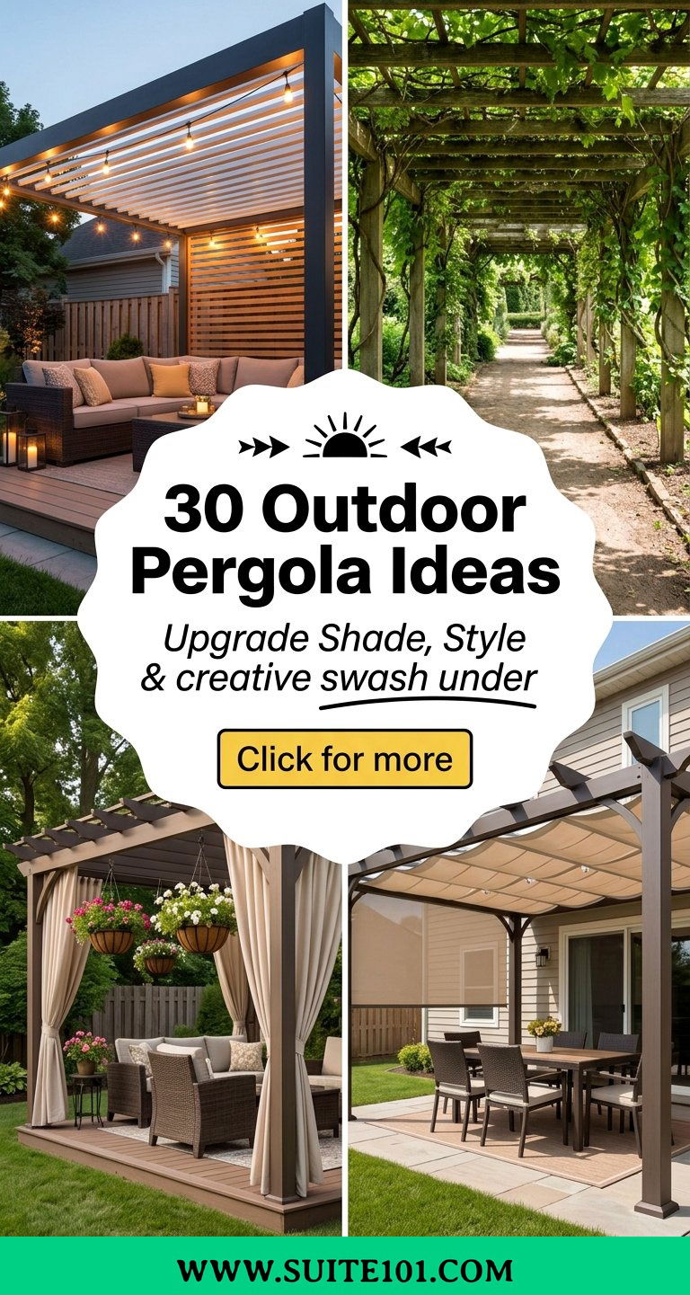 30 Outdoor Pergola Ideas to Upgrade Shade Style and Space - 30 Outdoor Pergola Ideas to Upgrade Shade, Style, and Space