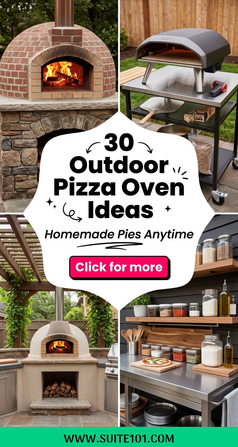 30 Outdoor Pizza Oven Ideas for Homemade Pies Anytime-Enjoy! - 30 Outdoor Pizza Oven Ideas for Homemade Pies Anytime-Enjoy!