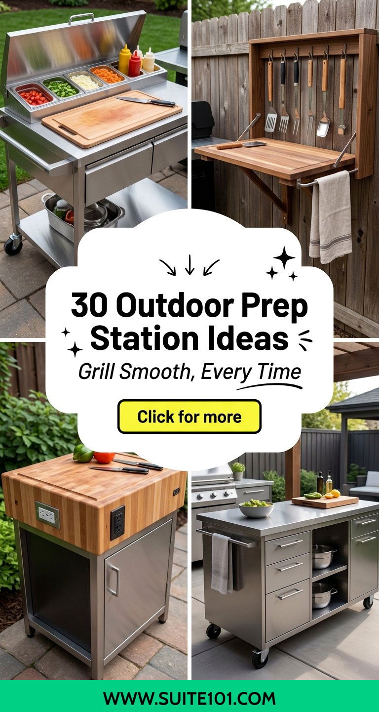 30 Outdoor Prep Station Ideas for a Smooth Grill Setup Today - 30 Outdoor Prep Station Ideas for a Smooth Grill Setup Today