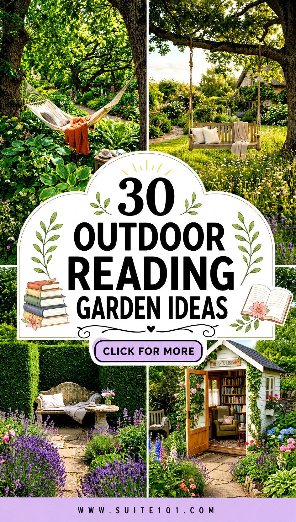 30 Outdoor Reading Garden Ideas for Peaceful Sunlit Relaxation - 30 Outdoor Reading Garden Ideas for Peaceful, Sunlit Relaxation