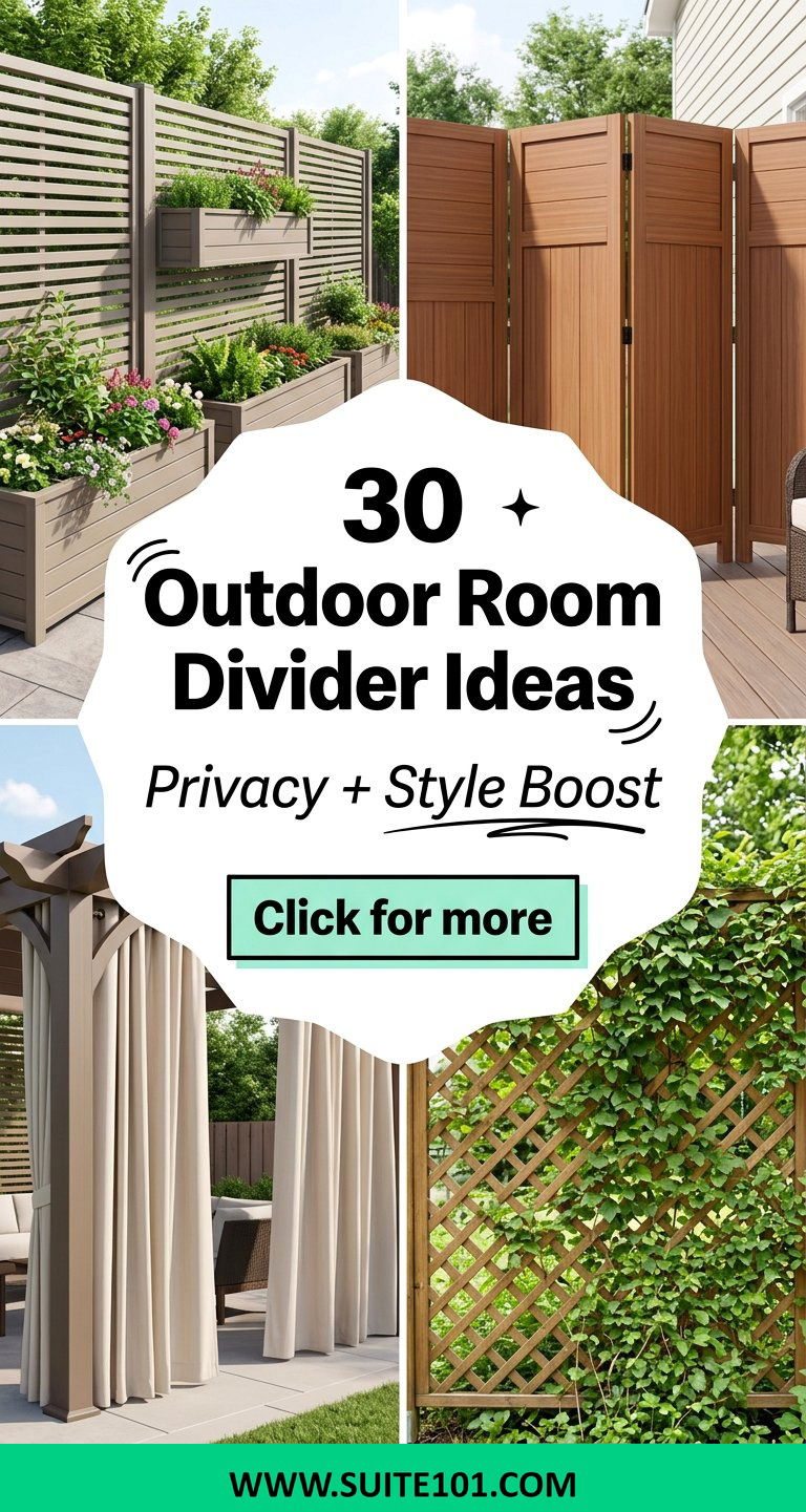 30 Outdoor Room Divider Ideas for More Privacy and Style - 30 Outdoor Room Divider Ideas for More Privacy and Style