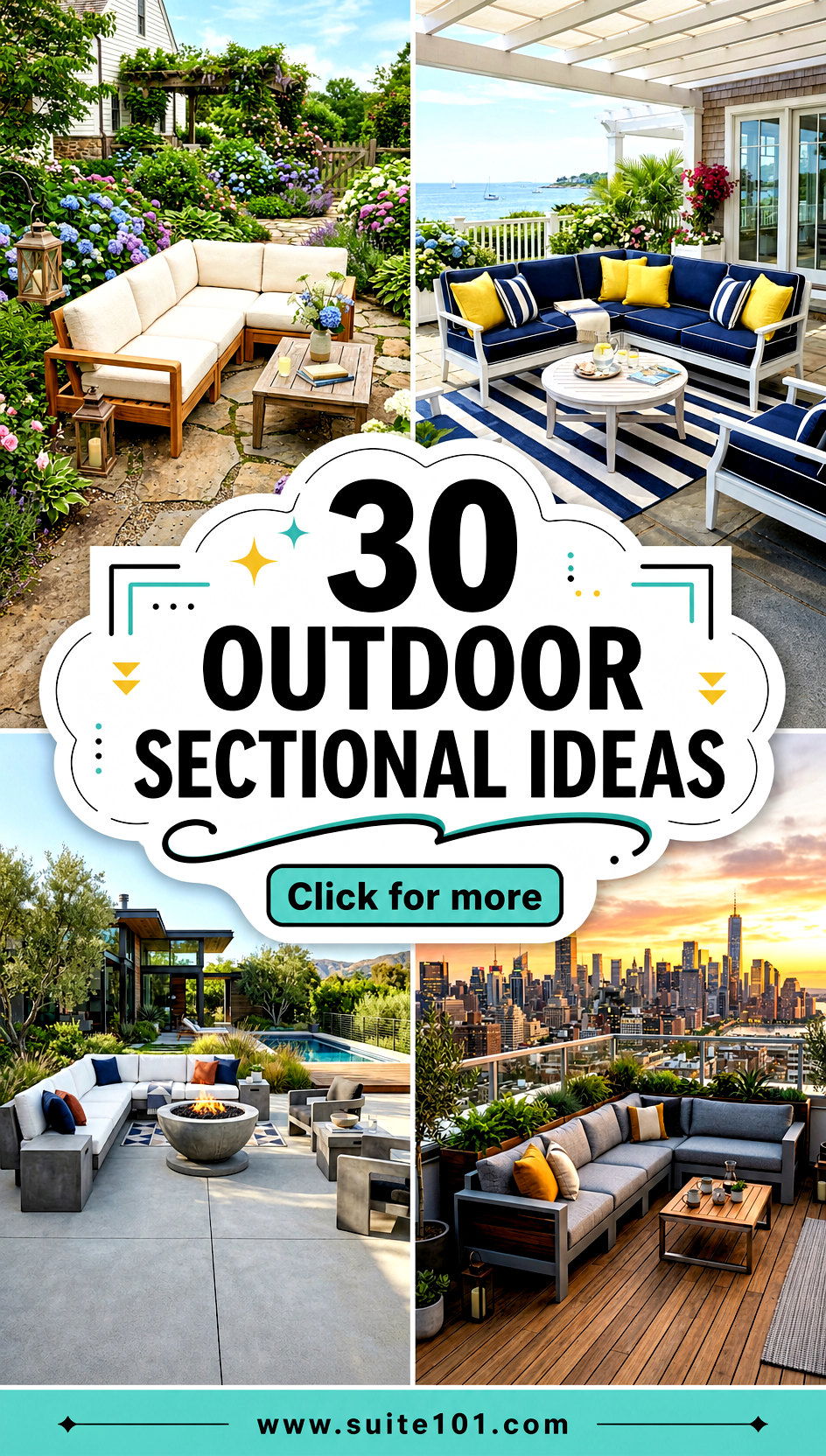 30 Outdoor Sectional Ideas to Upgrade Your Patio Style Fast - 30 Outdoor Sectional Ideas to Upgrade Your Patio Style Fast
