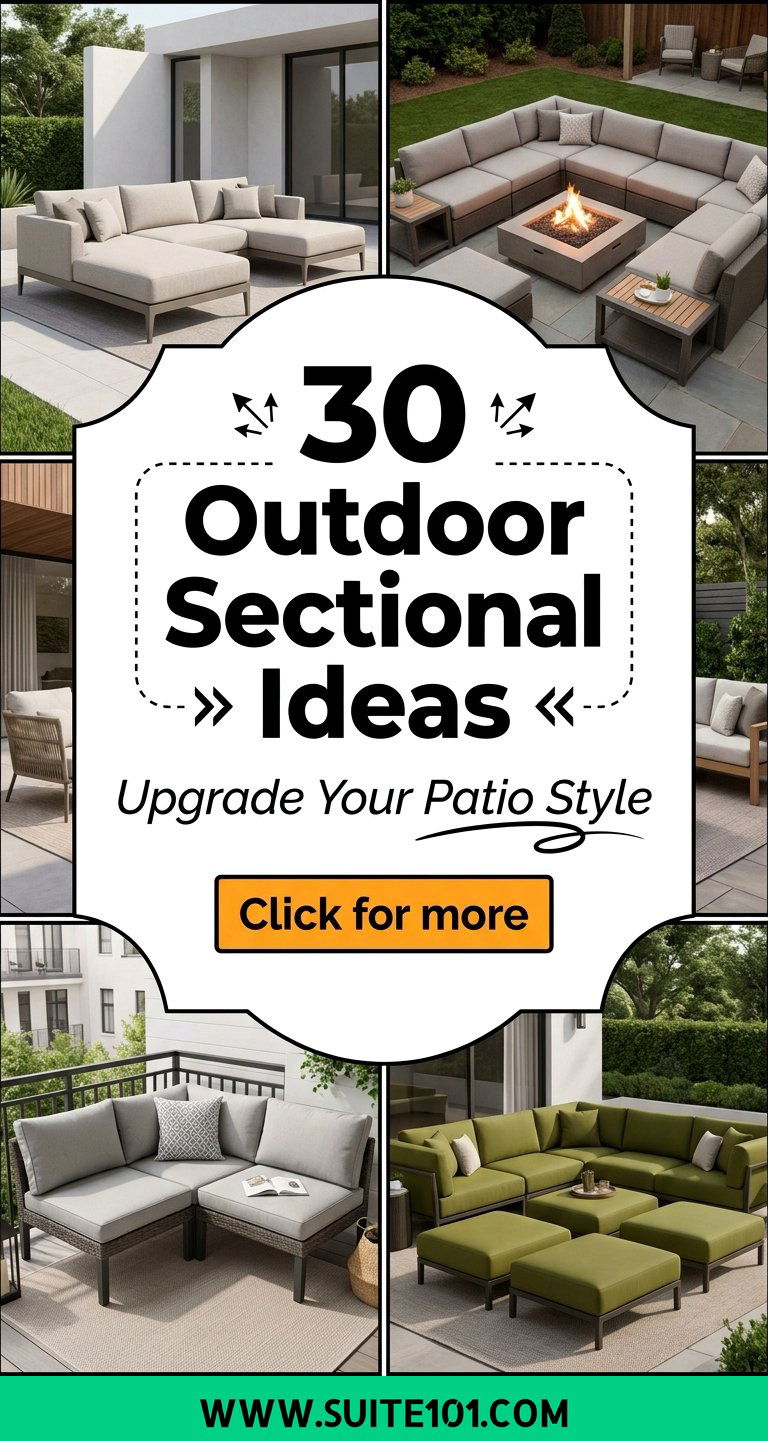 30 Outdoor Sectional Ideas to Upgrade Your Patio Style Fast - 30 Outdoor Sectional Ideas to Upgrade Your Patio Style Fast
