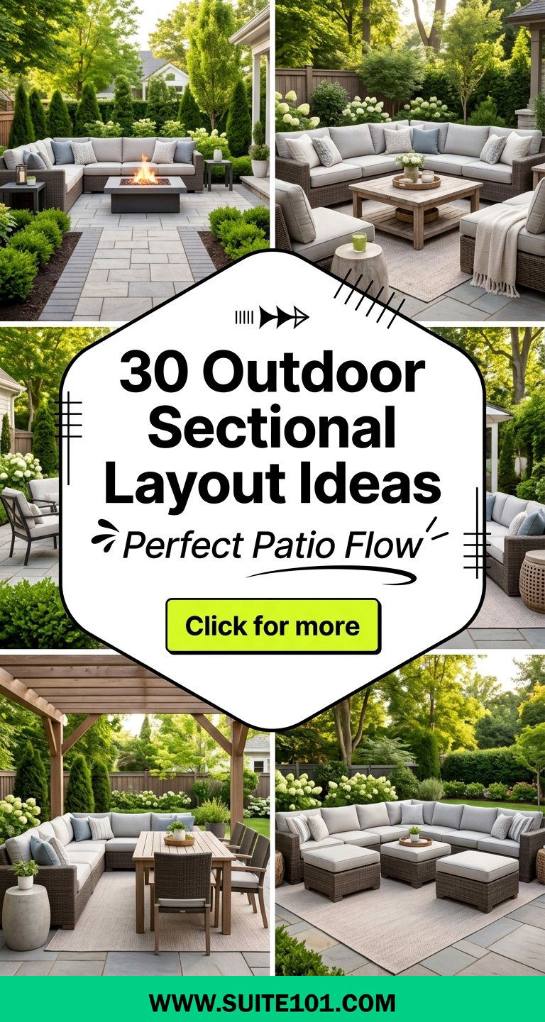 30 Outdoor Sectional Layout Ideas for Perfect Patio Flow - 30 Outdoor Sectional Layout Ideas for Perfect Patio Flow