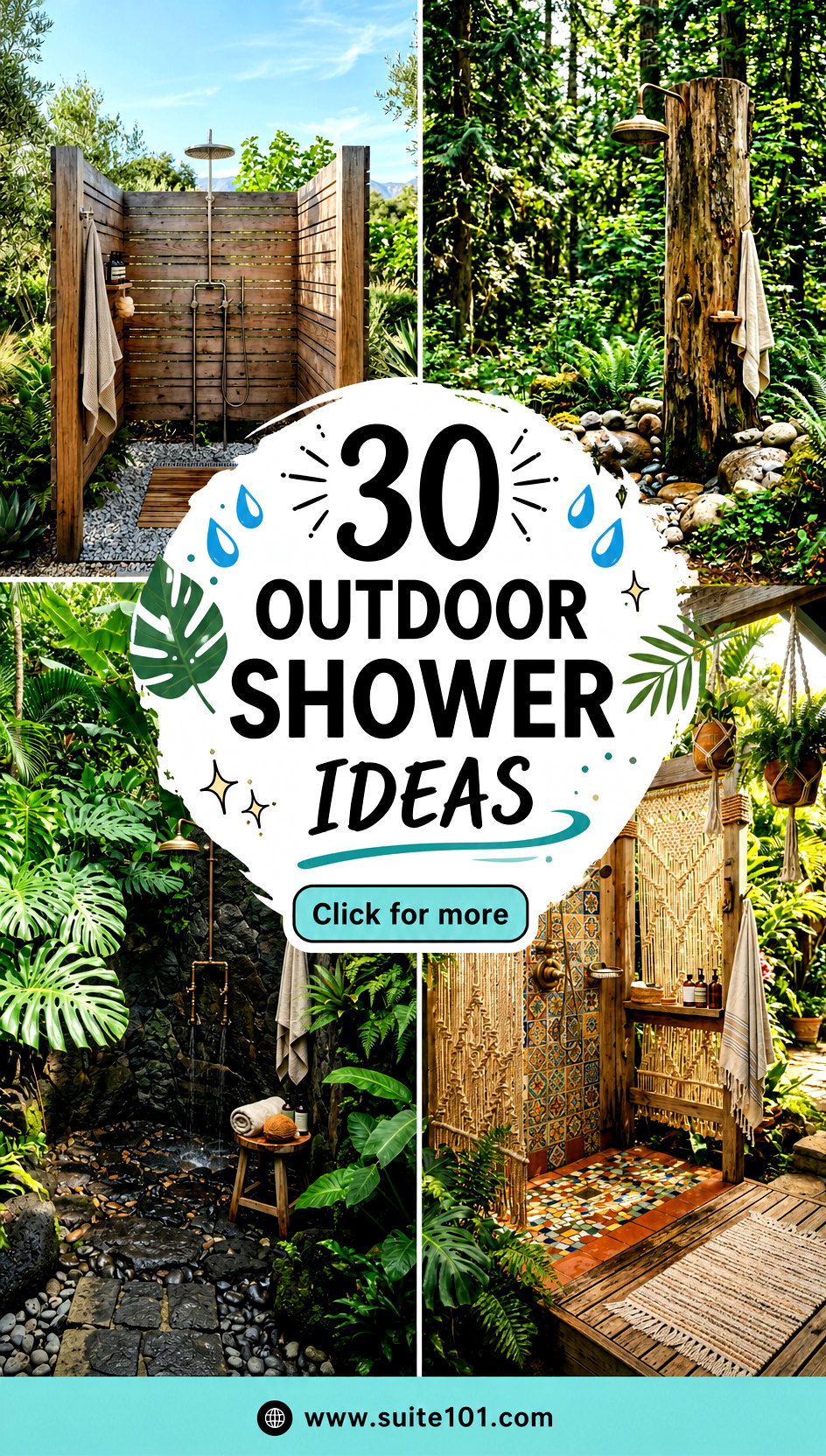 30 Outdoor Shower Ideas to Turn Your Backyard Into Spa Vibes - 30 Outdoor Shower Ideas to Turn Your Backyard Into Spa Vibes