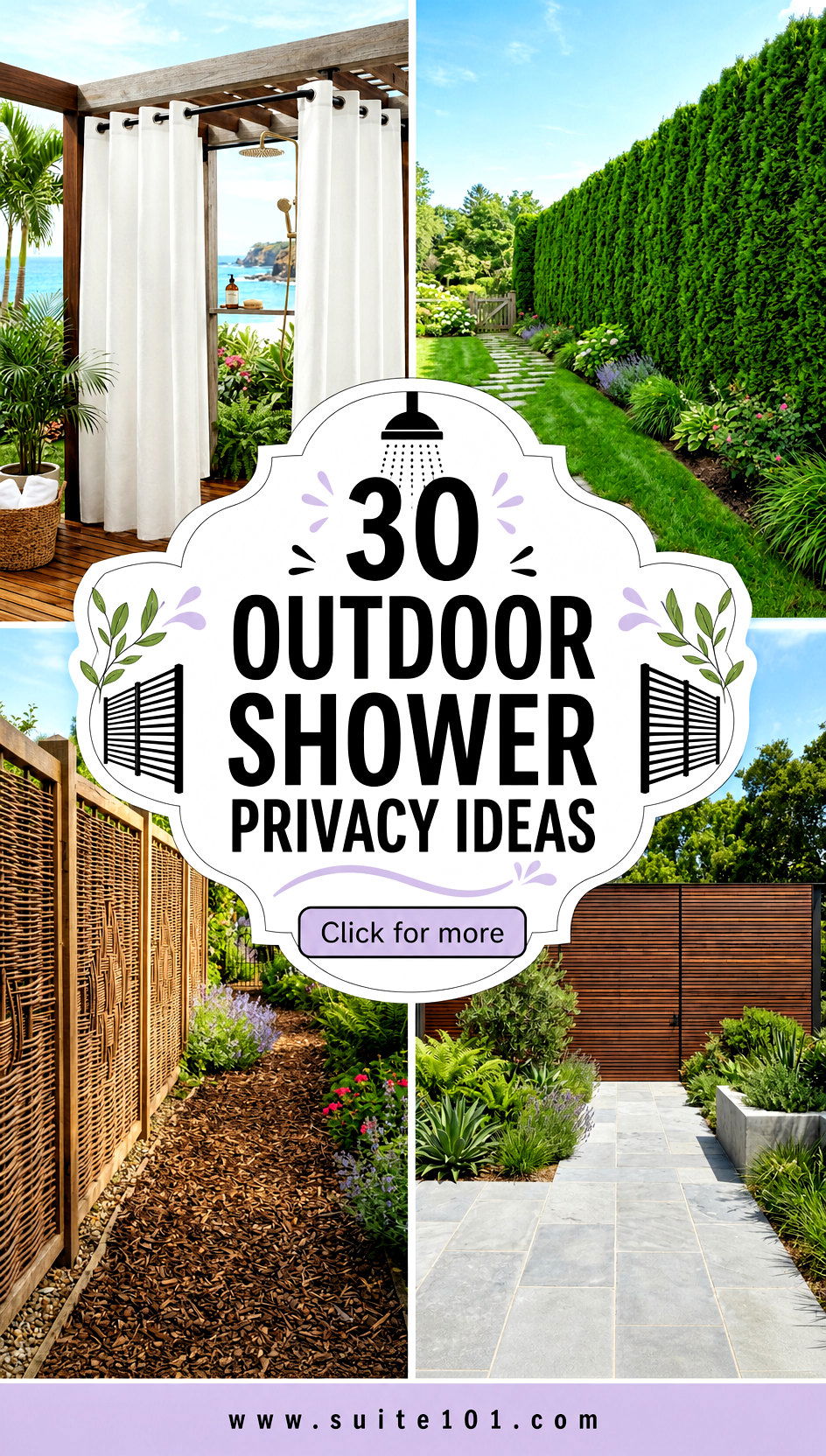 30 Outdoor Shower Privacy Ideas for a Stylish Private Retreat - 30 Outdoor Shower Privacy Ideas for a Stylish Private Retreat