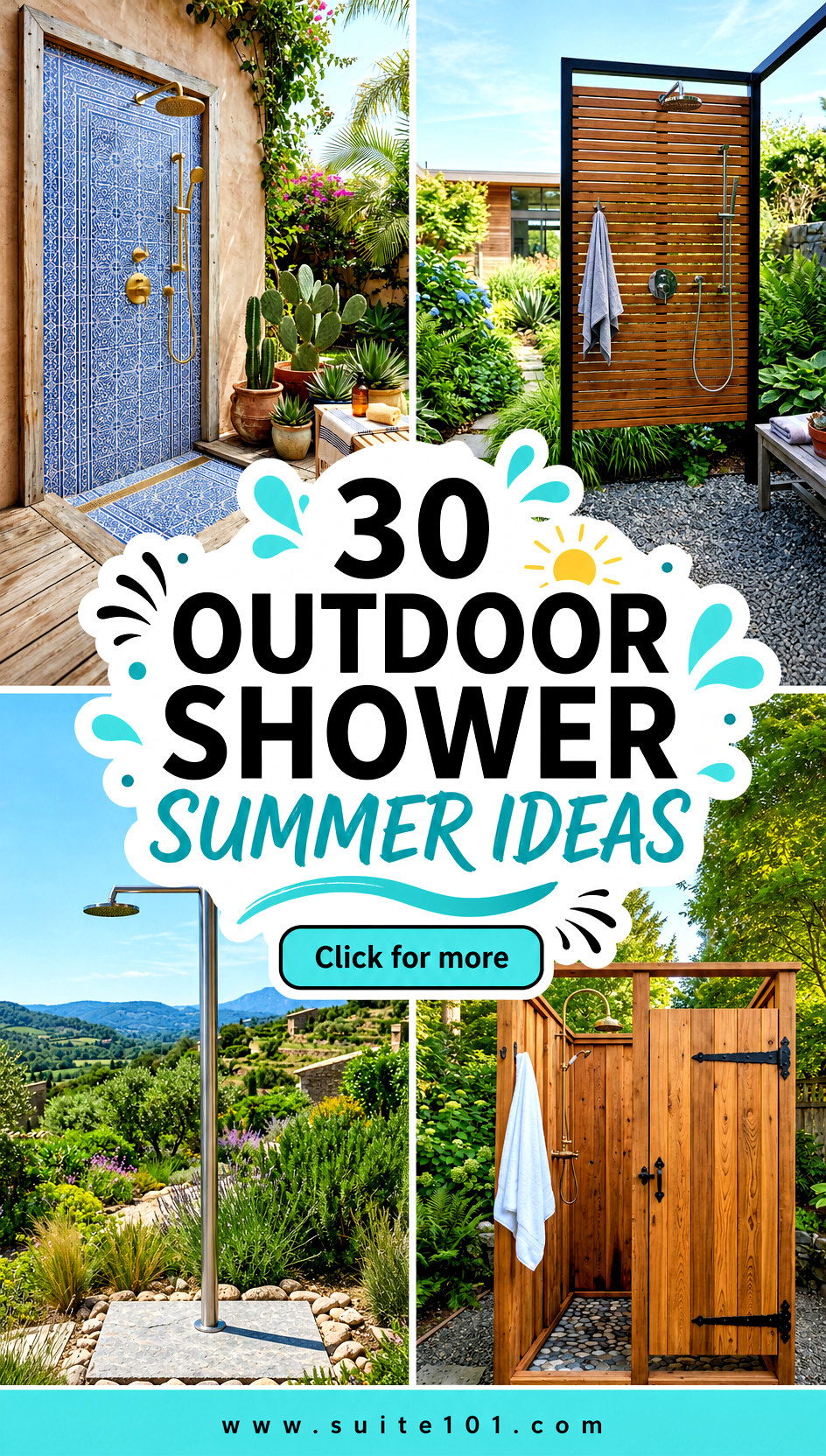 30 Outdoor Shower Summer Ideas for Refreshing Backyard Comfort - 30 Outdoor Shower Summer Ideas for Refreshing Backyard Comfort