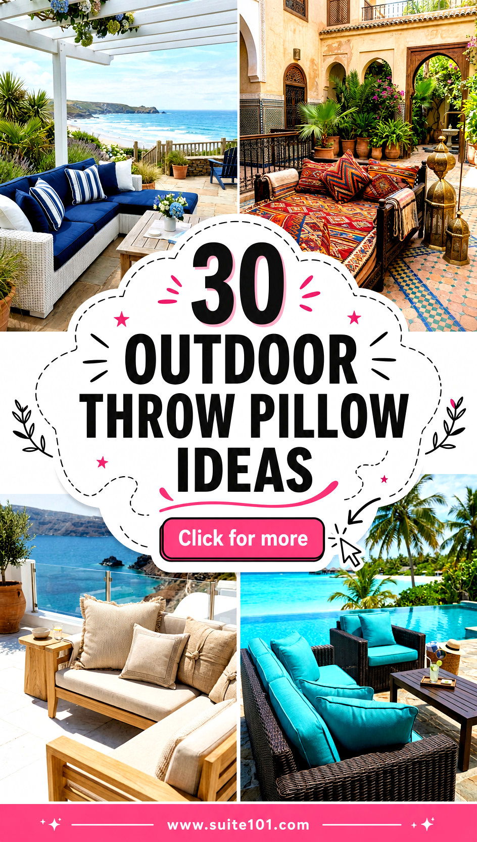 30 Outdoor Throw Pillow Ideas to Elevate Your Patio Style - 30 Outdoor Throw Pillow Ideas to Elevate Your Patio Style