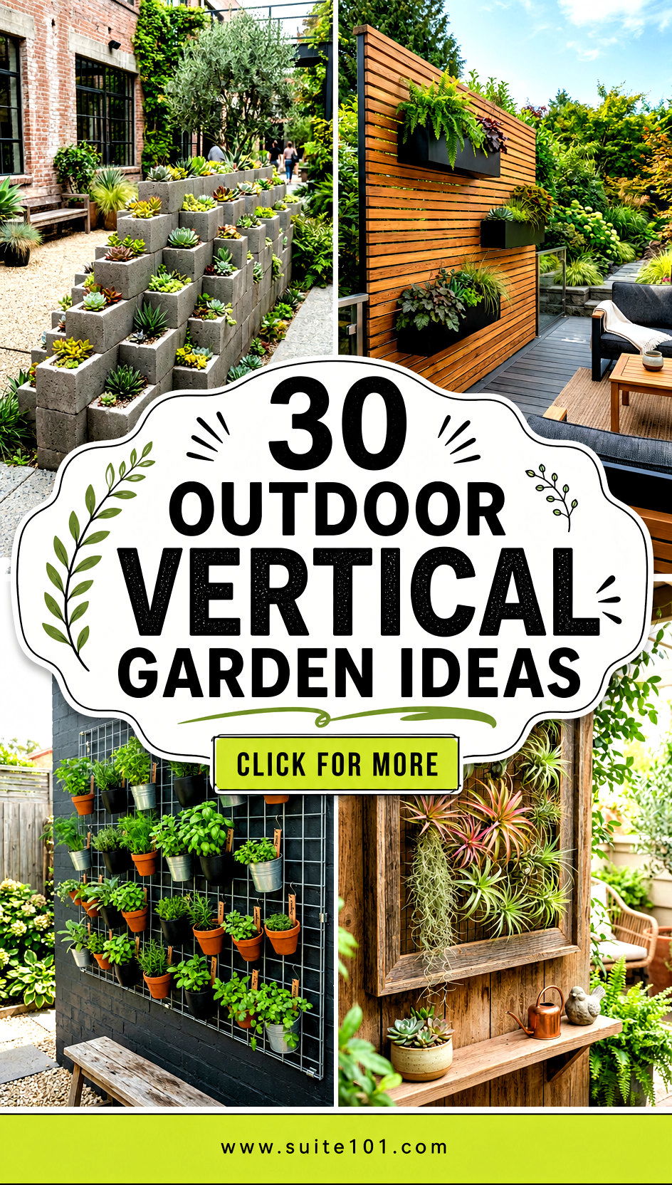 30 Outdoor Vertical Garden Ideas for Lush Plants in Less Space - 30 Outdoor Vertical Garden Ideas for Lush Plants in Less Space
