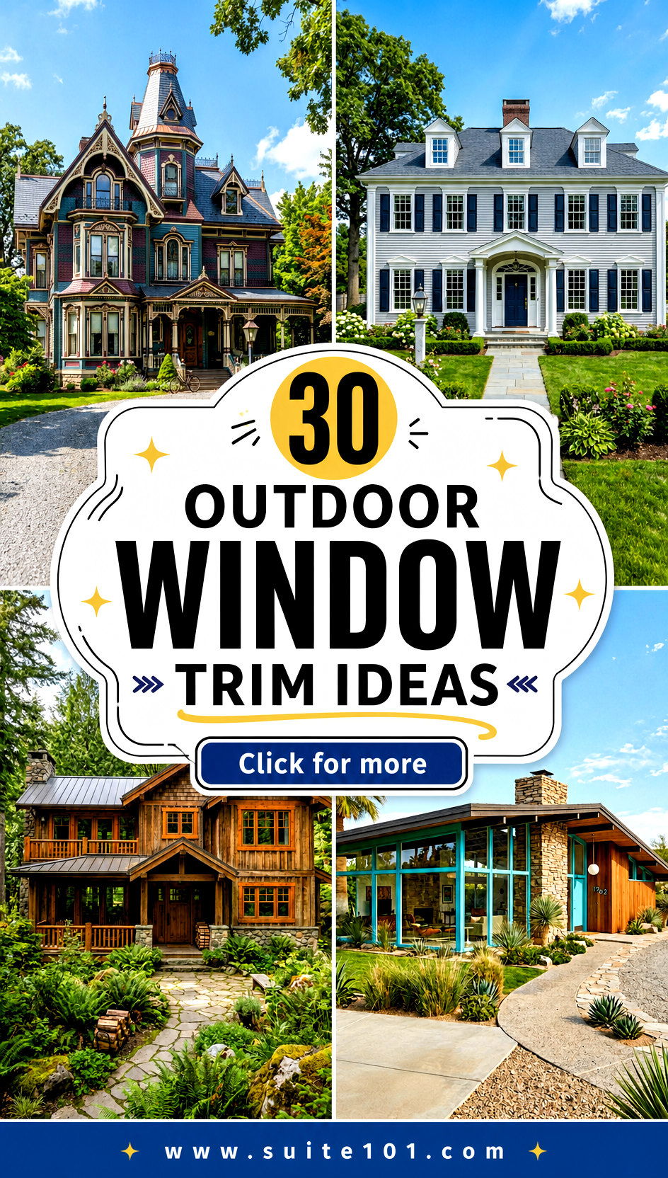 30 Outdoor Window Trim Ideas to Boost Curb Appeal Instantly - 30 Outdoor Window Trim Ideas to Boost Curb Appeal Instantly
