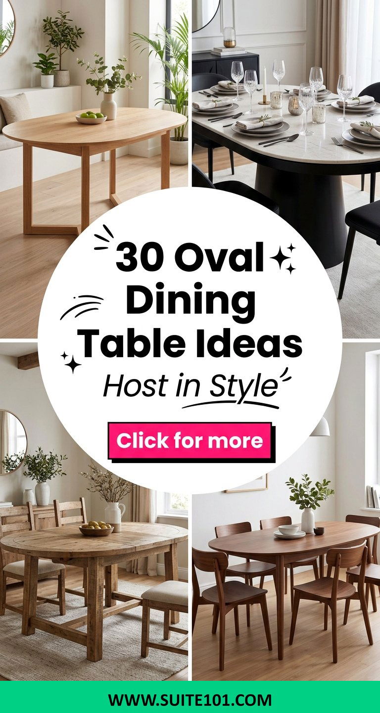 30 Oval Dining Table Ideas for Stylish Gatherings at Home - 30 Oval Dining Table Ideas for Stylish Gatherings at Home