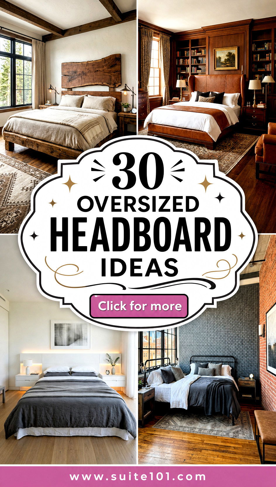 30 Oversized Headboard Ideas for a Dramatic Bedroom Upgrade - 30 Oversized Headboard Ideas for a Dramatic Bedroom Upgrade