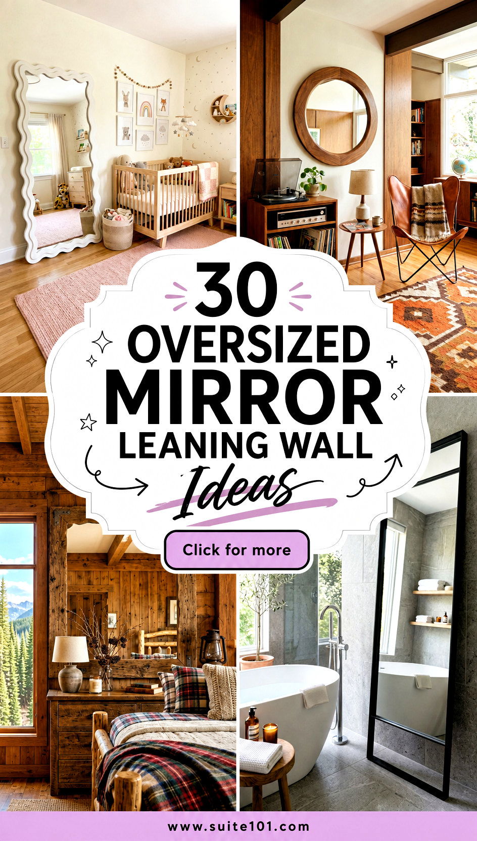 30 Oversized Mirror Leaning Wall Ideas to Elevate Any Space - 30 Oversized Mirror Leaning Wall Ideas to Elevate Any Space