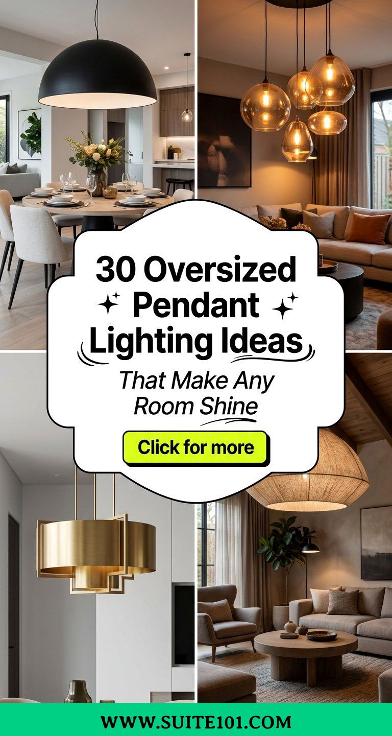 30 Oversized Pendant Lighting Ideas That Make Any Room Shine - 30 Oversized Pendant Lighting Ideas That Make Any Room Shine