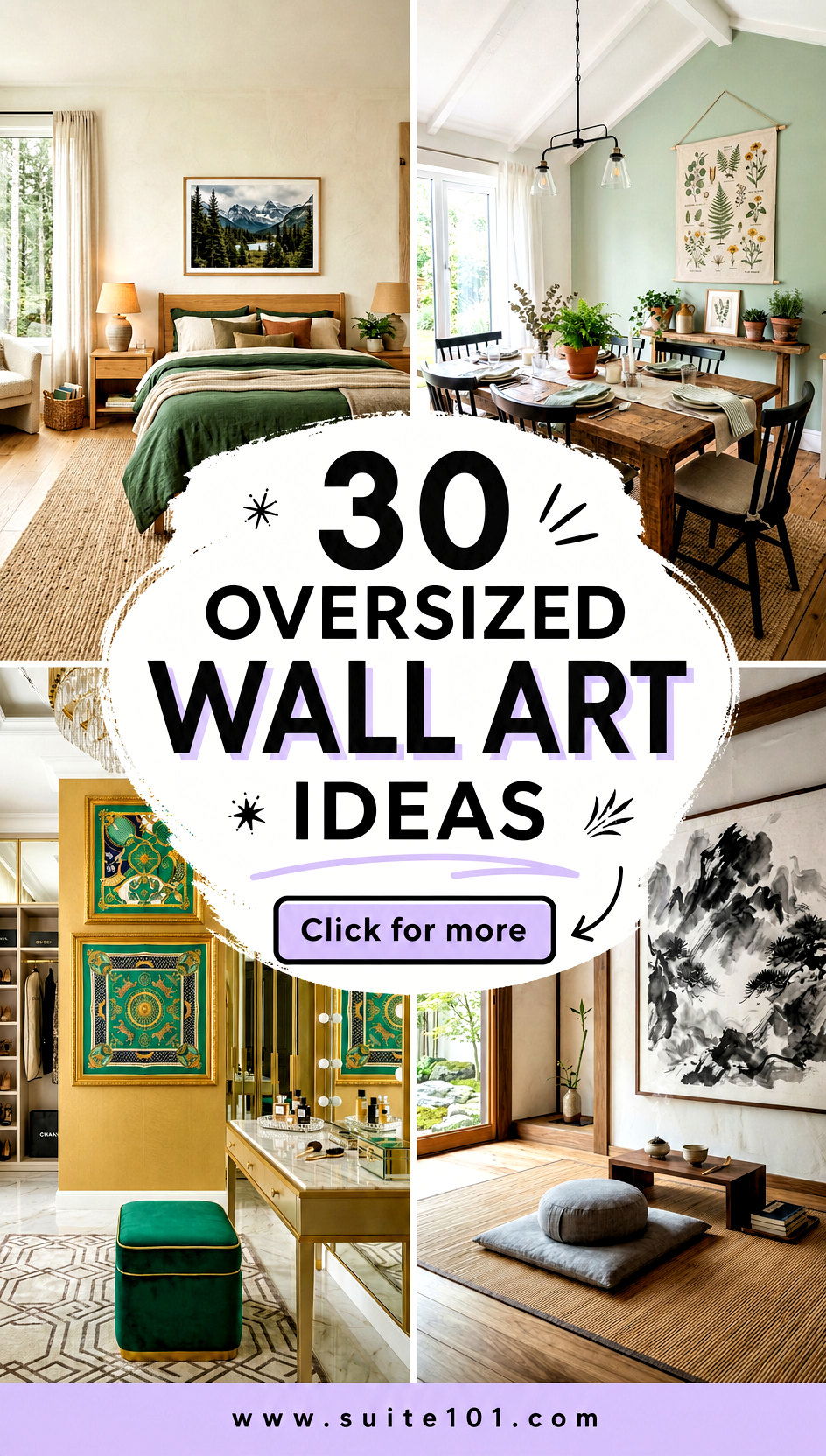 30 Oversized Wall Art Ideas to Fill Empty Spaces Beautifully - 30 Oversized Wall Art Ideas to Fill Empty Spaces Beautifully