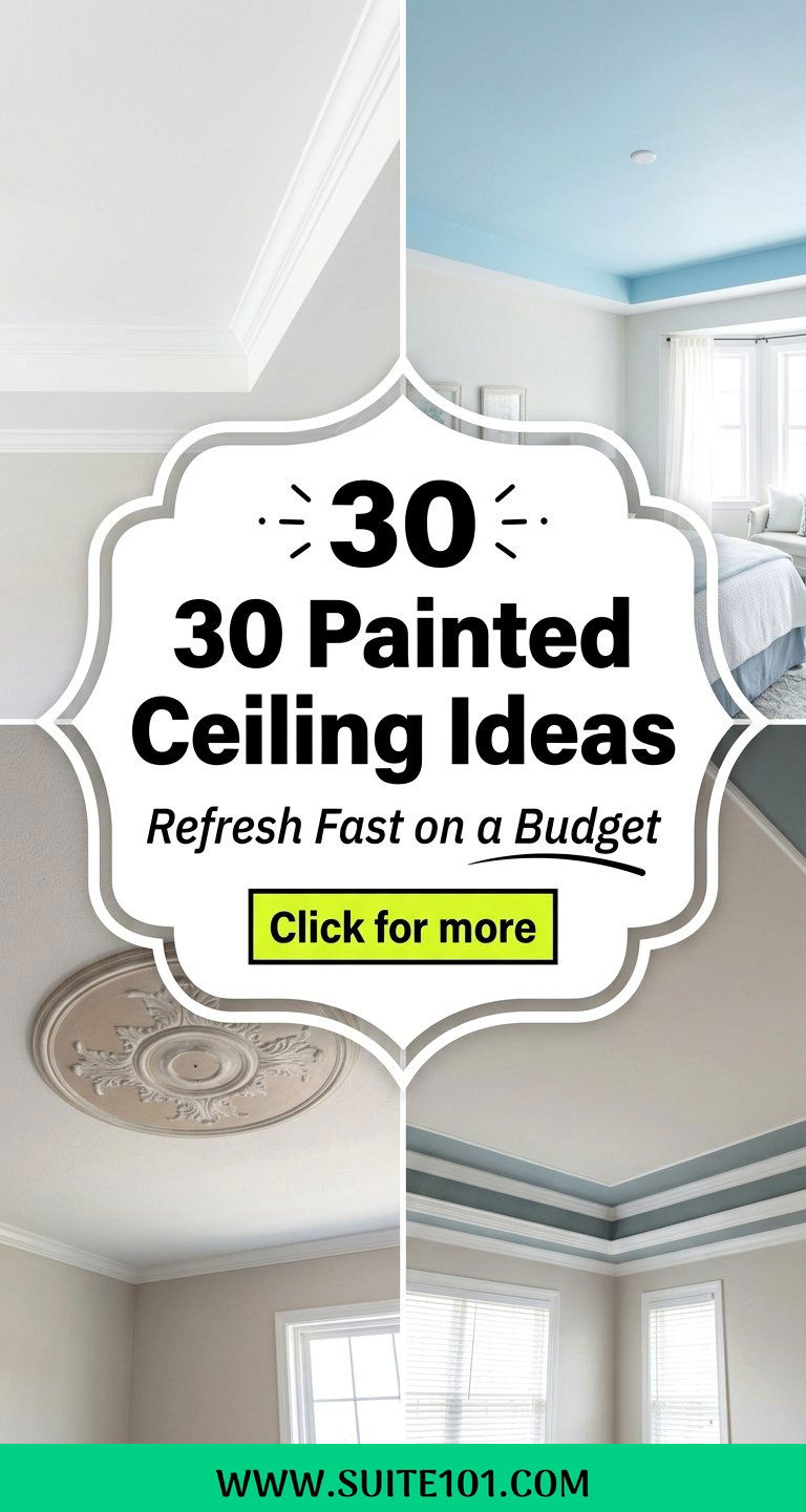 30 Painted Ceiling Ideas to Refresh Any Room Fast on a Budget - 30 Painted Ceiling Ideas to Refresh Any Room Fast on a Budget