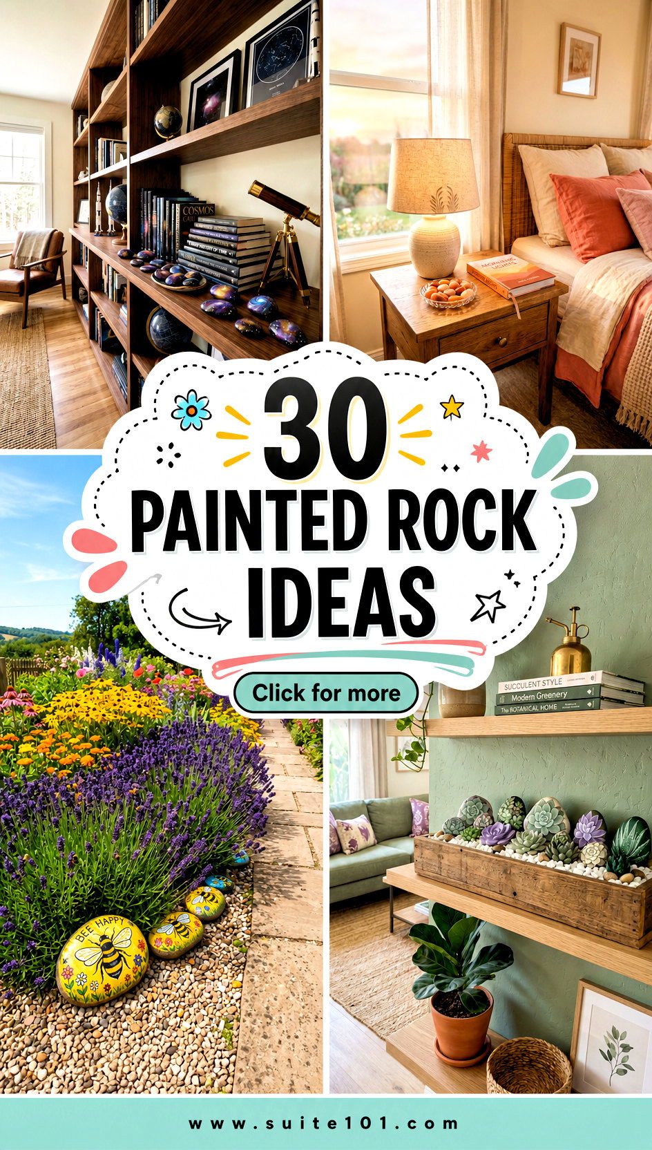 30 Painted Rock Ideas for Easy DIY Garden Decorations Youll Love - 30 Painted Rock Ideas for Easy DIY Garden Decorations You'll Love