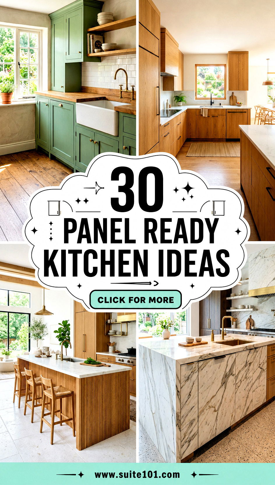 30 Panel Ready Kitchen Ideas That Upgrade Your Cabinets - 30 Panel Ready Kitchen Ideas That Upgrade Your Cabinets